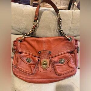 Coach 65th Anniversary Legacy Leigh Pocket Flap Satchel Bag